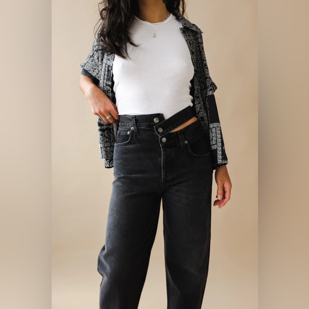 NWOT Agolde Broken Waistband Jeans